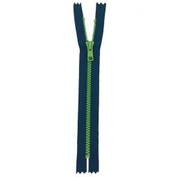 Royal Lime Green 7" Zipper